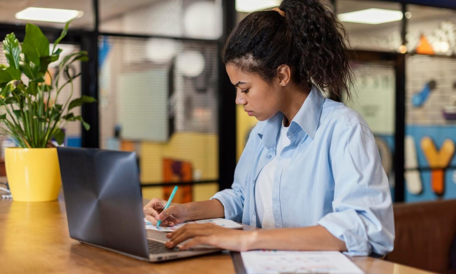 Professional business meeting discussing financial strategies